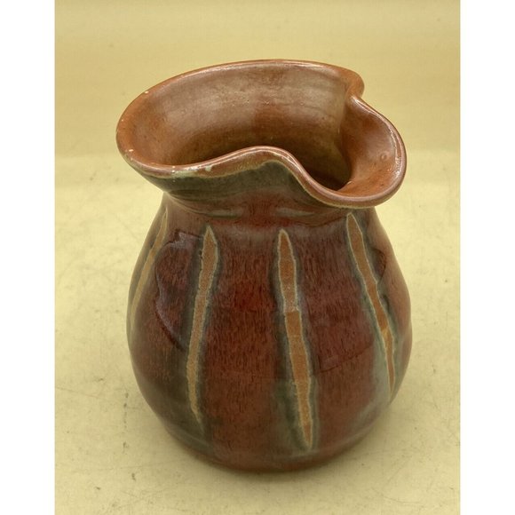 Stoneware Pottery Creamer Marked SP Ireland Brown Earth Tones 4” - Picture 6 of 13